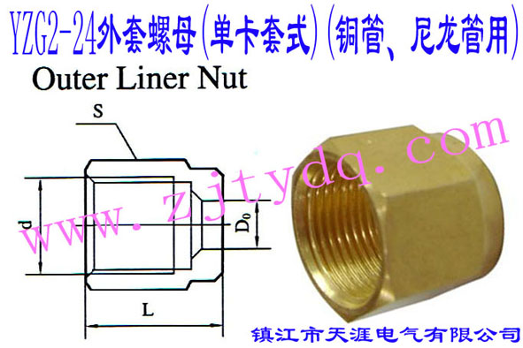 YZG2-24ĸ(οʽ)(~)Outer Liner Nut
