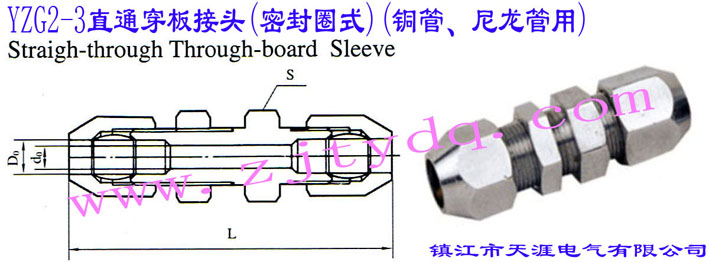 YZG2-3ֱͨ^(ܷȦʽ)(~)Straight-through Through-board Sleeve