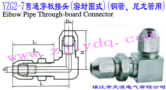 YZG2-7ͨ^(ܷȦʽ)(~)Elbow Pipe Through-board Connector
